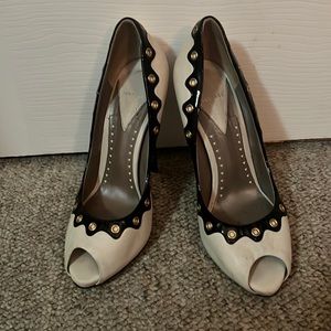 Versace Peep-Toe Pumps